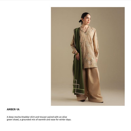 AMBER-1A (COCO) By ZARA SHAHJAHAN (Winter Collection) (Original Pakistani)