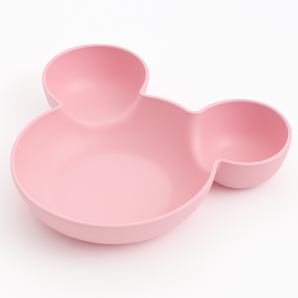 Cartoon Kids Plate Cute Creative Household Dinnerware Baby Feedling