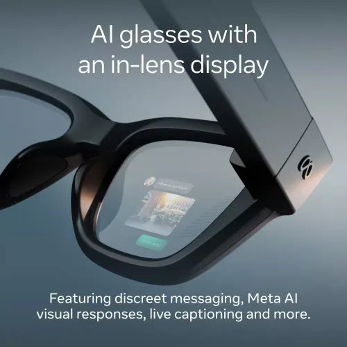 Meta Ray-Ban Display AI Glasses With Meta Neural Band